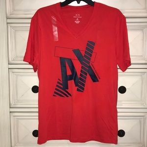 NWT Armani Exchange Red T-Shirt Medium